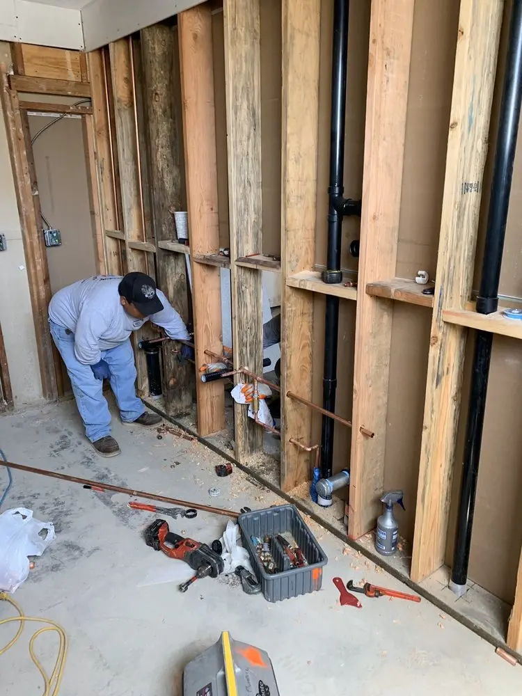 Commercial rough-in plumbing for Gas Line Repair in Kingsberry